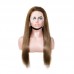 Stema #4 Brown 13x4 Transparent Lace Frontal Straight Wig